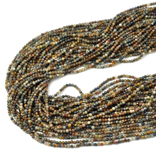 Pietersyt kula fasetowana ok. 2,2mm