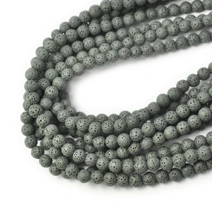 Lawa wulkaniczna khaki kula ok. 6mm