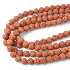 Lawa wulkaniczna ceglana kula ok. 12mm