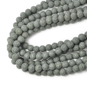 Lawa wulkaniczna khaki kula ok. 10mm