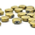 Hematyt złoty matowy muszelka ok. 6x7mm [przekładka]