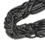 Hematyt czarny poduszki ok. 4x1,5mm