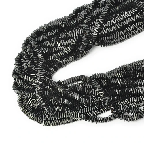 Hematyt czarny poduszki ok. 4x1,5mm
