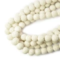 Lawa wulkaniczna biała kula ok. 13mm