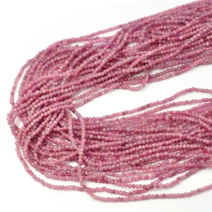 Rubin kula fasetowana ok. 2,3mm 