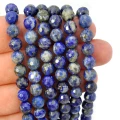 Lapis lazuli kula fasetowana ok. 6mm
