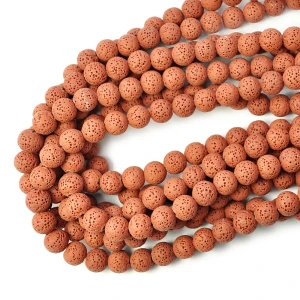 Lawa wulkaniczna ceglana kula ok. 10mm