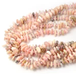 Opal różowy plaster ok. 7-15x2-4mm
