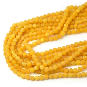 Jadeit melon kula matowa ok. 6mm