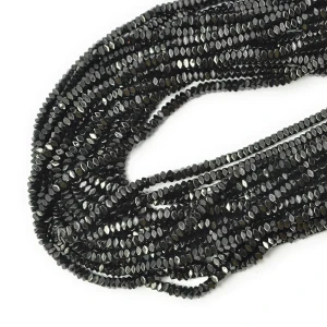 Hematyt czarny poduszki ok. 3x2mm