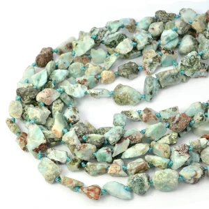 Larimar bryłka surowa ok. 10-14x5-9mm