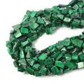 Malachit bryłka gładka ok. 6-15x5-10mm