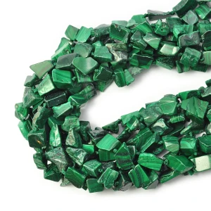 Malachit bryłka gładka ok. 6-15x5-10mm