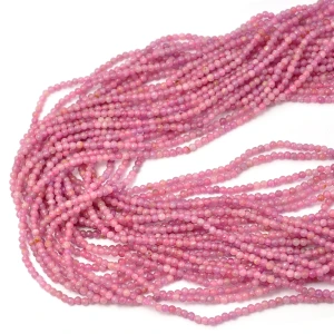 Rubin jasny kula gładka ok. 2,2mm