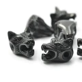 Wilk ok. 14x10mm [przekładka, stal, kolor czarny]