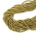 Hematyt jasne złoto oponka fasetowana ok. 4x2mm [dysk]