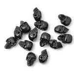 Czaszka ok. 14x10mm [przekładka, stal, kolor czarny]