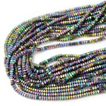 Hematyt wielokolorowy poduszki ok. 3x2mm