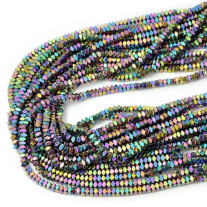 Hematyt wielokolorowy poduszki ok. 3x2mm