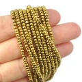 Hematyt złoty oponka fasetowana ok. 3x2mm