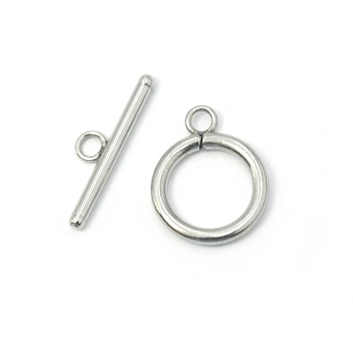 Zapięcie toggle ok. 17x21mm [stal szlachetna]