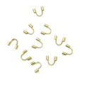 Podkówki ok. 4-5mm [stal szlachetna, kolor złoty PVD] 10szt.