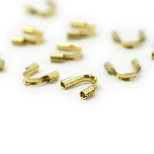 Podkówki ok. 4-5mm [stal szlachetna, kolor złoty PVD] 10szt.