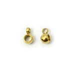 Pierścień do podwieszania PVD ok. 5x3mm [stal szlachetna, kolor złoty]