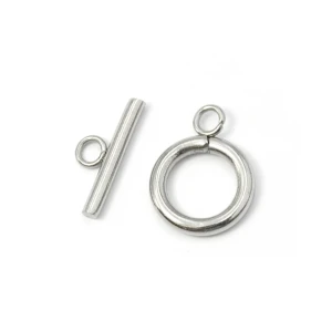 Zapięcie toggle ok. 15x15mm [stal szlachetna]