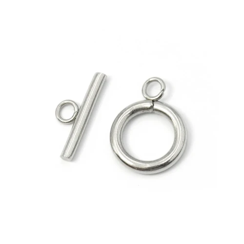 Zapięcie toggle ok. 15x15mm [stal szlachetna]