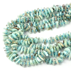 Larimar plaster ok. 8-12x2-4mm 
