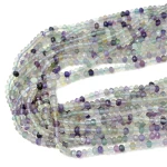 Fluoryt oponka fasetowana ok. 5x3,5mm