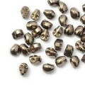 Czaszka brązowa ok. 8x6mm [przekładka hematyt]