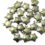 Piryt zawieszka gwiazdka ok. 20mm [metal]