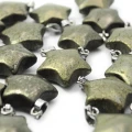 Piryt zawieszka gwiazdka ok. 20mm [metal]