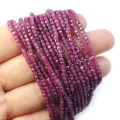 Rubin kostka fasetowana ok. 2,2x2,2mm