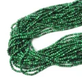Malachit kostka fasetowana ok. 2,3x2,3mm