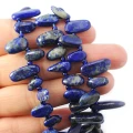 Lapis lazuli sopel płaski ok. 11-15x3-6mm