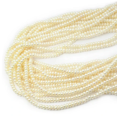 Perła hodowana oponka gładka ok. 4,5x2,5mm