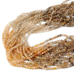 Kamień słoneczny układany kula fasetowana ok. 3,5mm