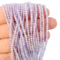 Jadeit lawendowy kula fasetowana ok. 2mm