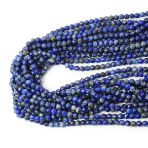 Lapis Lazuli 2 kula fasetowana ok. 4,5mm