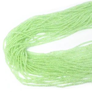 Prehnit kula fasetowana ok. 2,2mm