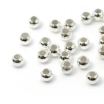 Kulka stoper z silikonem ok. 3mm [srebro 925]