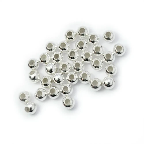 Kulka stoper z silikonem ok. 3,5mm [srebro 925]