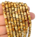 Jaspis obrazkowy talarek ok. 4,5x2mm