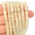 Kamień księżycowy kremowy nieregularny talarek ok. 5-6x2-4mm