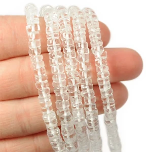 Kryształ górski nieregularny talarek ok. 4,5x2-4mm