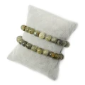 Bransoletka z labradorytu ciemny ok. 8mm [na gumce]