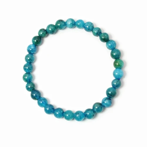 Bransoletka z apatytu ok. 6,5mm [na gumce]